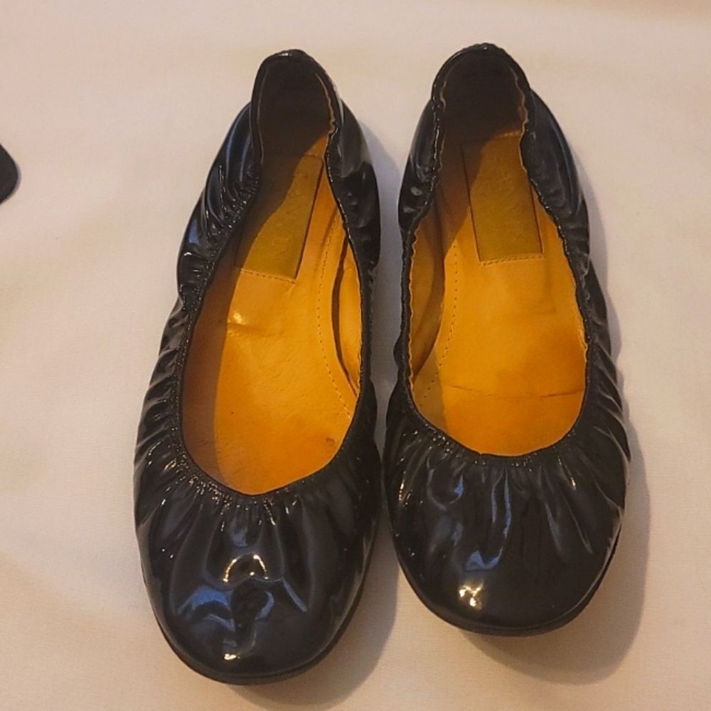 Lanvin patent Leather flats size 8.5